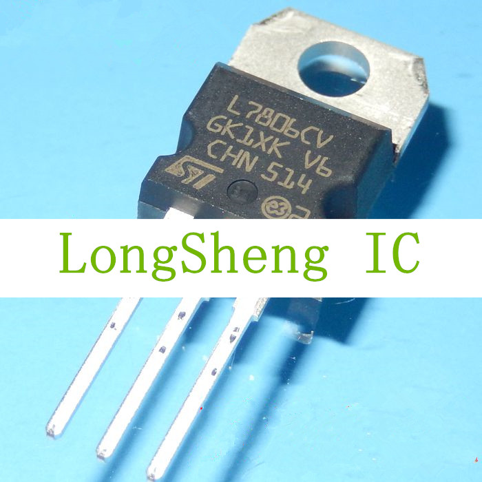 50 PCS L7806CV TO-220 LM7806 L7806 7806 6V 1.5A Positive voltage regulators new
