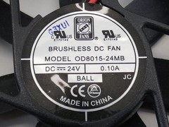 Orion Fans OD8015-24MB Brushless DC Fan 80mm x 80mm x 15mm 24VDC – NEW Surplus!