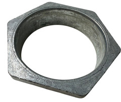 Arlington 510 4 Conduit Chase Nipple, Zinc Die-Cast
