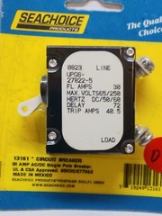 Seachoice AC/DC Marine Circuit Breaker, 10Amp or 30Amp, 227V AC/ 65V DC (CHOOSE)