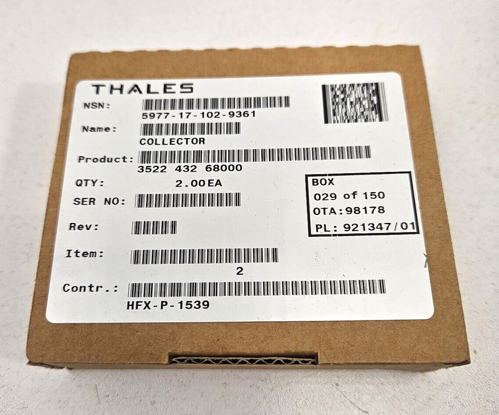5977-17-102-9361 Electrical Contact Brush 5977171029361 171029361 352243268000