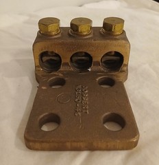 Dossert 3-port Terminal Lug # H3L50-4N. NEW. Free Shipping.