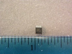 4 Analog Devices AD5314BRM 2.5 to 5.5V 500uA Quad Voltage Output 10-Bit DACs ICs