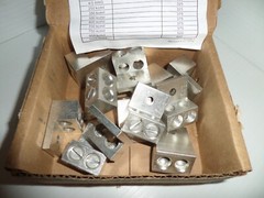 ⭐NEW Box Of 12⭐ ILSCO AU-0 Mechanical Lug 2-Conductor Double Barrel1/0-14 AWG