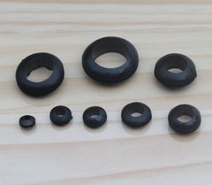 200pcs Rubber Grommet Assortment Set Electrical Wire Juncture Gasket Kit Black