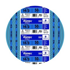 Southwire Romex Brand Simpull™ Solid Indoor 14/3 W/G NMB Cable 100ft coil