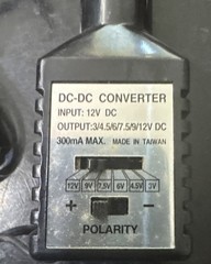 Polarity DC-DC CONVERTER 12V DC OUT DC 3V to 12V 0-300mA MULTI ADAPTER AUTO