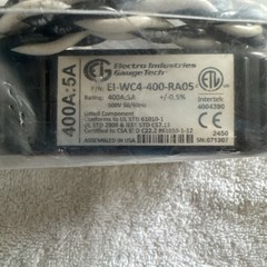 ELECTRO INDUSTRIES GAUGE TECH EI-WC4-400-RA05 400A:5A CT Brand New Free Shipping