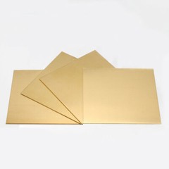 Brass Sheet Metal Plate Models Craft DIY 1/1.2/1.5/2/2.5/3/4mm Thick Select Size