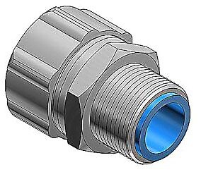 Thomas & Betts 7361, LIQUIDTIGHT FLEXIBLE CONDUIT CONNECTOR, 3/8IN STR LT INSUL