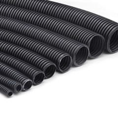 Black Conduit Split & Non Split Flexible Tube Cable Tidy Trunking Organiser