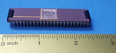 VINTAGE IC, D71071D , NEC , CERAMIC, GOLD PIN , DIP 48-PIN , COLLECTIBLE , NEW