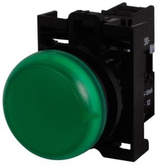 Eaton M22-L-G-230G, 22.5 MM, Green, Corrosion Resistant, Indicating Light, 1pc