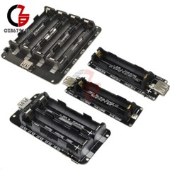 3V/5V Micro USB ESP32 1/2/4x 18650 Mobile Power Li-ion Battery Holder Shield V8
