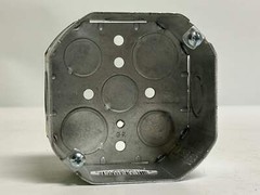 30 PK Orbit 4RDB-MKO 4″ Octagon Box, 2-1/8″ Deep, Steel, UL Listed