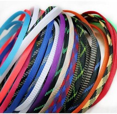 8mm Expandable PET Braided Cable Sleeving Mesh Loom Wire Wrap Harness Sheathing