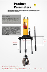 Cylinder Puller Manual Hydraulic Cylinder Puller Wet and Dry Universal