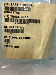 MKS BARATRON 590A01TRC, 1 TORR, +/-13 VDC, 0-10 VDC, 159282