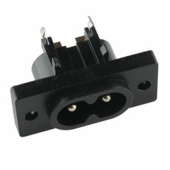 Rong Feng RF-180-G IEC Non-Polarized 2-Pin Power Cord Chassis Jack PCB Terminals