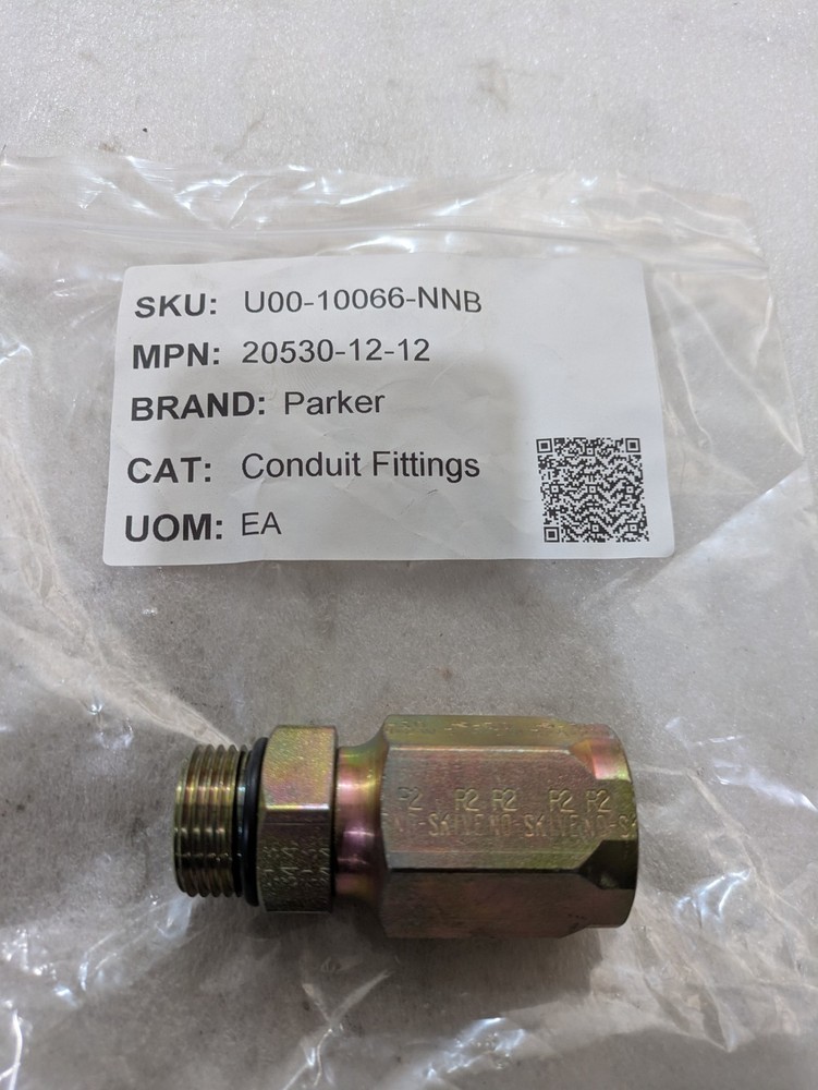 Parker 20530-12-12 Conduit Fitting 3/4in Male Thread Industrial OEM