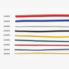22AWG Stranded Tinned Copper Insulated Cable Wire Flexible Hookup Cable 300V