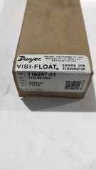 DWYER VFB-66-SSV VISI FLOAT 116097-01 FLOW METER