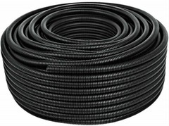 20 Ft 1/2″ Split Wire Loom Conduit Polyethylene Tubing Black Color Sleeve Tube
