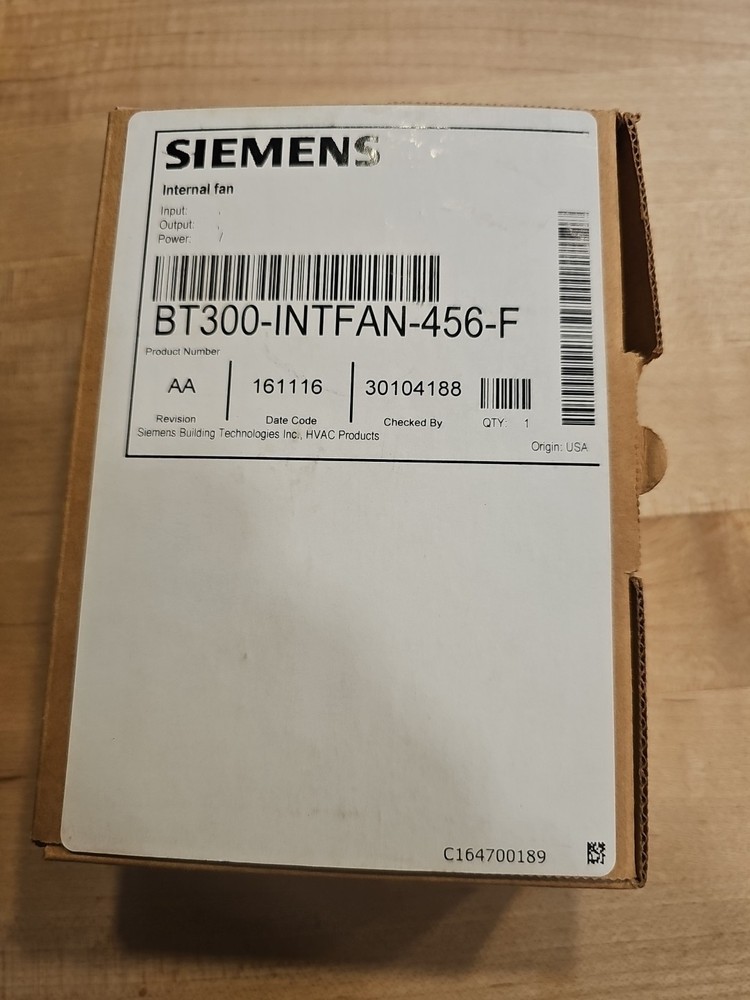 SIEMENS BT300-INTFAN-456-F / BT300INTFAN456F (BRAND NEW)