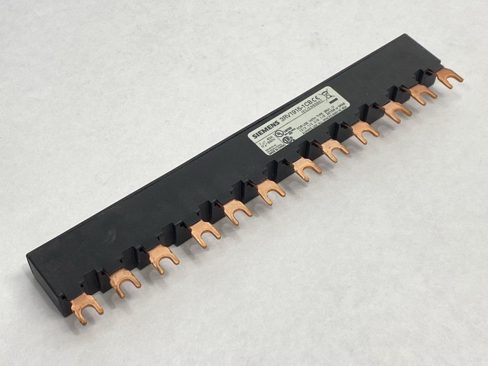 Siemens 3RV1915-1CB Busbar 3-Phase 600VAC 65A