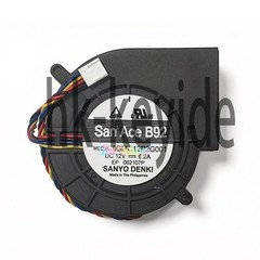 1PCS New 9BMC12P2G001 Blower Fan 9733 DC12V 6.2A 9.7CM 4Pin