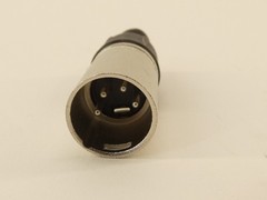 *Lot of 4* Seismic Audio SAPT247 4-Pin XLR Male Connector Nickel Plated – NEW…