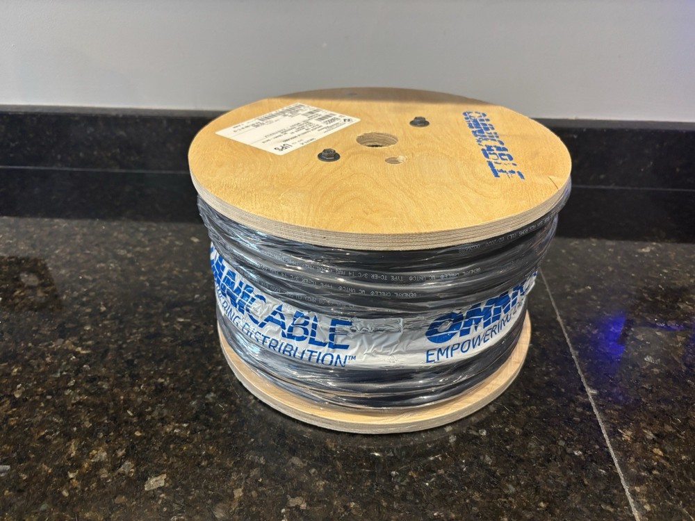 Omni Cable Type TC-ER 3/C 14 AWG (2.08 MM2) THHN/THWN 600V M4 WIRE 300’ NEW