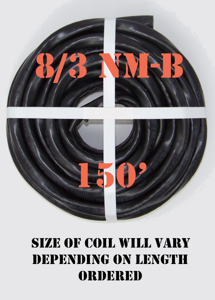 8/3 NM-B x 150 Southwire “Romex®” Electrical Cable