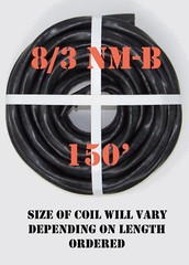8/3 NM-B x 150 Southwire “Romex®” Electrical Cable