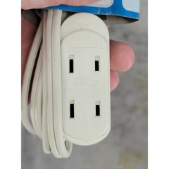 Household Extension Cord 6ft 13 Amp Capacity Indoor Use Polarized Safety Cover 3
