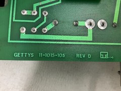 Gettys 11-1015-105 Spindle Drive Controller Rev. D 111015105 EL68012-1
