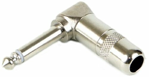 Switchcraft 226 Mono Right Angle 1/4-Inch Guitar Speaker Plug Nickel Finish (1pc