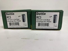 100 PK Dottie RC3 3/8″ Steel Rod Coupling – Threaded Connector for Rods