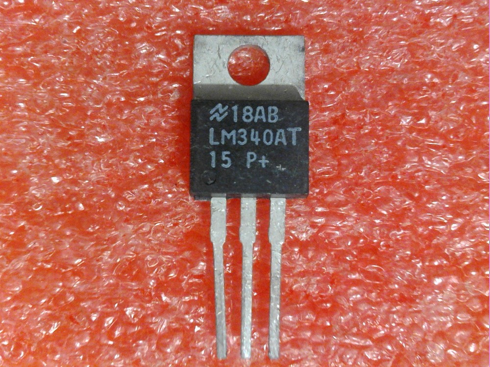 5 PC NATIONAL LM340AT-15 P+ 15V 1A POSITIVE FIXED LINEAR VOLTAGE REGULATOR TO220