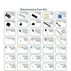 830 Tie Point Solderless Breadboard Kit MB-102 Power Supply Module Jumper Cable