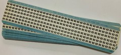 Brady Wm-93-Pk Wire Marker,Printd,Repos Self-Adhes,Pk25