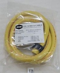 *NEW* TPC Wire & Cable 84295N Rev-C 4P M/F 6’ Super-Trex 12AWG Quick Connects