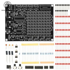 DC4.5-9V 81 LED Follow Spotlight Adjustable LED Game DIY Welding Electronic Kit