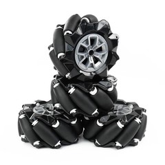 Mecanum Wheel 65mm 80mm 97mm Omni Wheel with 6mm Hexagonal Metal Coupling Mot…