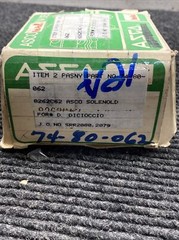 Asco 8262C62 Red-hat Solenoid Valve 120v-ac