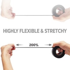 PVC Electrical Insulation Tape 65 Feet Stretchable Vinyl Duct Tape Roll Black