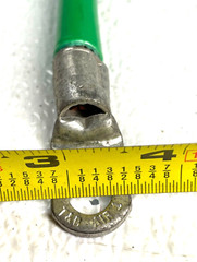 Insulted Bonding Jumper x 16″ Long, 1/0AWG, 3/8″ Lug Hole, 600A