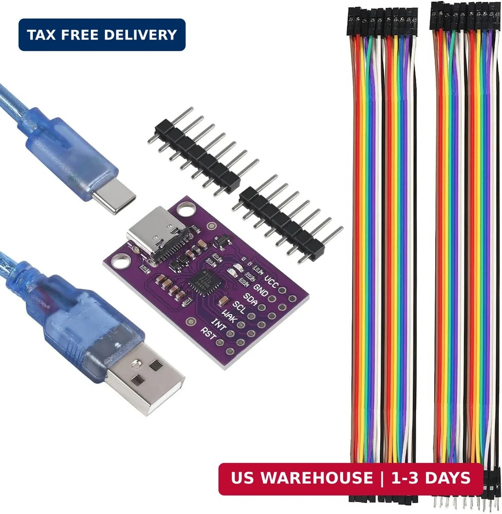 1PCS CP2112 Adapter Type-C MCU-2112 Debug Board USB to SMBus I2C Communication M