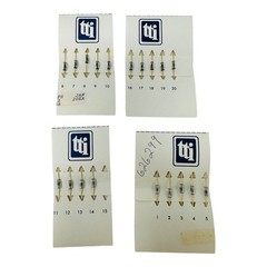 TTI RNR55C2371FS RESISTOR 0.1W, 2370OHM, 200V NEW/UNUSED SURPLUS QTY 19pcs
