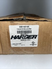 NEW Harger GBI14212G 1/4″ x 2″ x 12″ Ground Bar Fast Free Shipping!